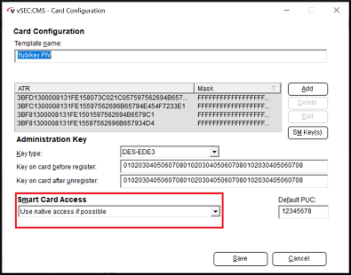 Manage Yubico PIV Credential – Versasec