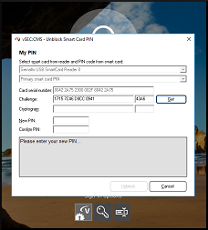 Perform Pin Unblock Versasec